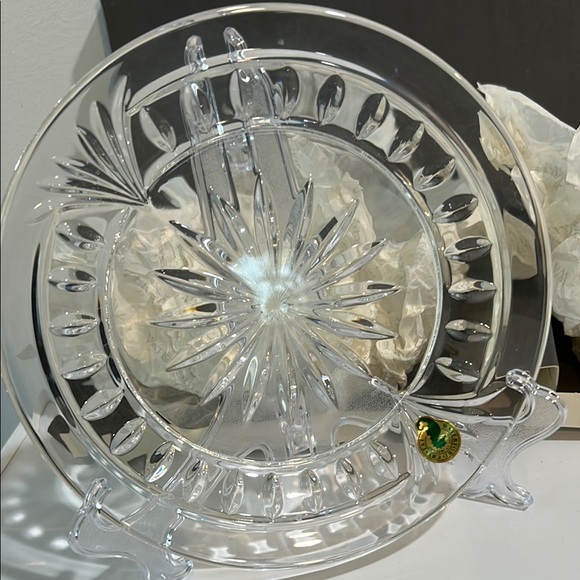 Waterford Crystal Overture Accent Plate – Made in Ireland New in box. 2 plates - Picture 1 of 8